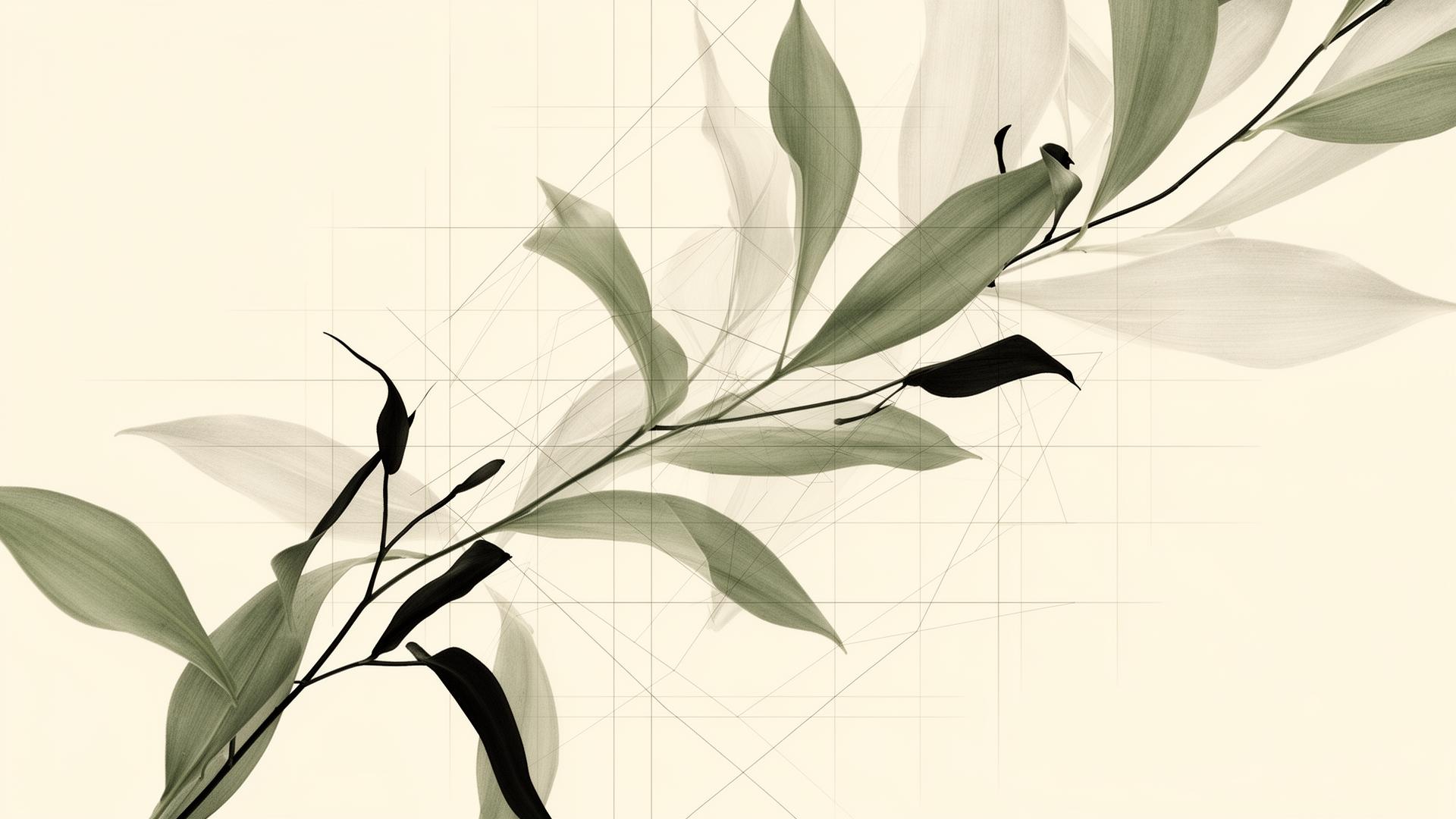 Sage botanical composition representing clarity and order in bookkeeping